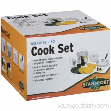 Stansport Deluxe 16 Piece Four Party Aluminum Cook Set 000919227